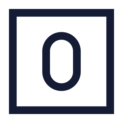 0 Square Icon Free Download | PNG, SVG & Icon Font Format