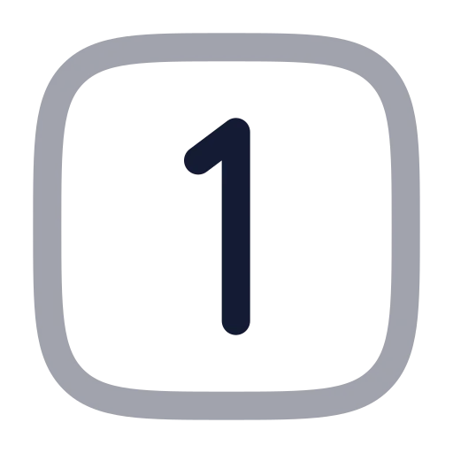 1 Square Icon Free Download | PNG, SVG & Icon Font Format