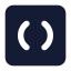 1 Stbracketsquare icon with solid standard style