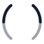 1 Stbracket icon with twotone rounded style