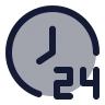 24 Hours Clock icon preview