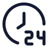 24 Hours Clock icon preview