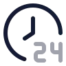 24 Hours Clock icon preview