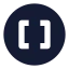 2 Ndbracketcircle icon with solid sharp style