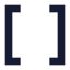 2 Ndbracket icon with solid sharp style