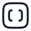 2 Ndbracketsquare icon with stroke rounded style
