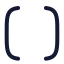 2 Ndbracket icon with stroke rounded style
