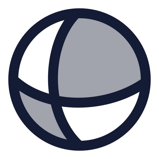 3 D Rotate Icon in Duotone Rounded style