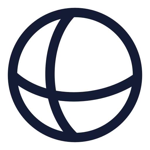 3 D Rotate Icon in Stroke Sharp style