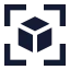 Dview icon with solid sharp style