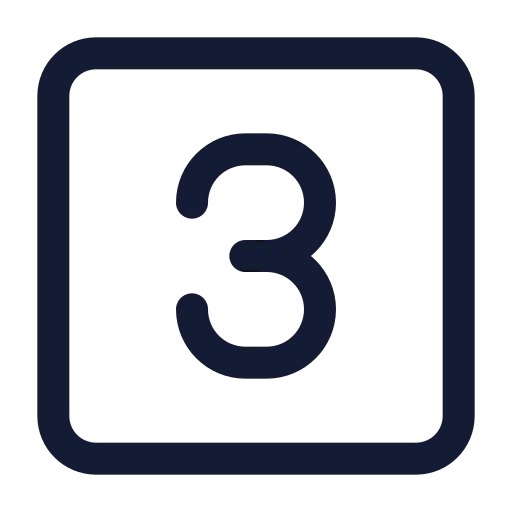 3 Square Icon Free Download | PNG, SVG & Icon Font Format
