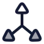 3 Dmove icon with duotone rounded style
