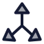 3 Dmove icon with duotone standard style
