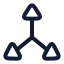 3 Dmove icon with stroke rounded style