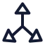 3 Dmove icon with stroke standard style