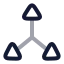 3 Dmove icon with twotone rounded style