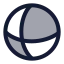 3 Drotate icon with duotone rounded style
