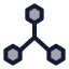 3 Dscale icon with duotone standard style