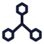 3 Dscale icon with stroke standard style