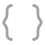 3 Rdbracket icon with duotone rounded style