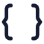 3 Rdbracket icon with solid standard style