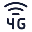 Gsignal icon with solid rounded style