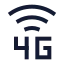 Gsignal icon with stroke sharp style
