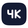 4 K icon preview