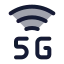 Gsignal icon with duotone standard style