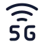 Gsignal icon with solid rounded style