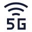 Gsignal icon with stroke sharp style