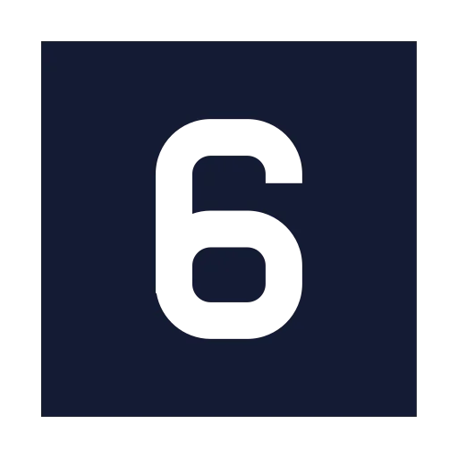 6 Square Icon Free Download | PNG, SVG & Icon Font Format