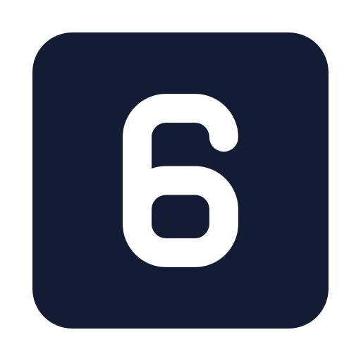 6 Square Icon Free Download | PNG, SVG & Icon Font Format