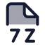 7 Z icon with duotone standard style