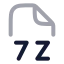 7 Z icon with twotone-rounded rounded style