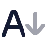A Arrow Down icon preview