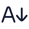 A Arrow Down icon preview