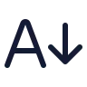 A Arrow Down icon preview