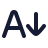 A Arrow Down icon preview