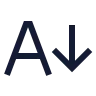 A Arrow Down icon preview