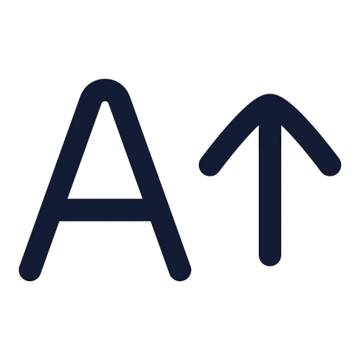 A Arrow Up Icon in Duotone Rounded style