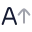 Aarrowup icon with twotone rounded style
