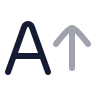 A Arrow Up icon preview