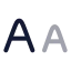 Alargesmall icon with twotone rounded style