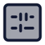 Abacus icon with duotone standard style