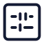 Abacus icon with stroke standard style