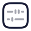 Abacus icon with twotone rounded style