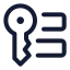 Access icon with stroke standard style