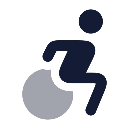 Accessibility Icon in Bulk Rounded style