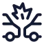 Accident icon with stroke standard style